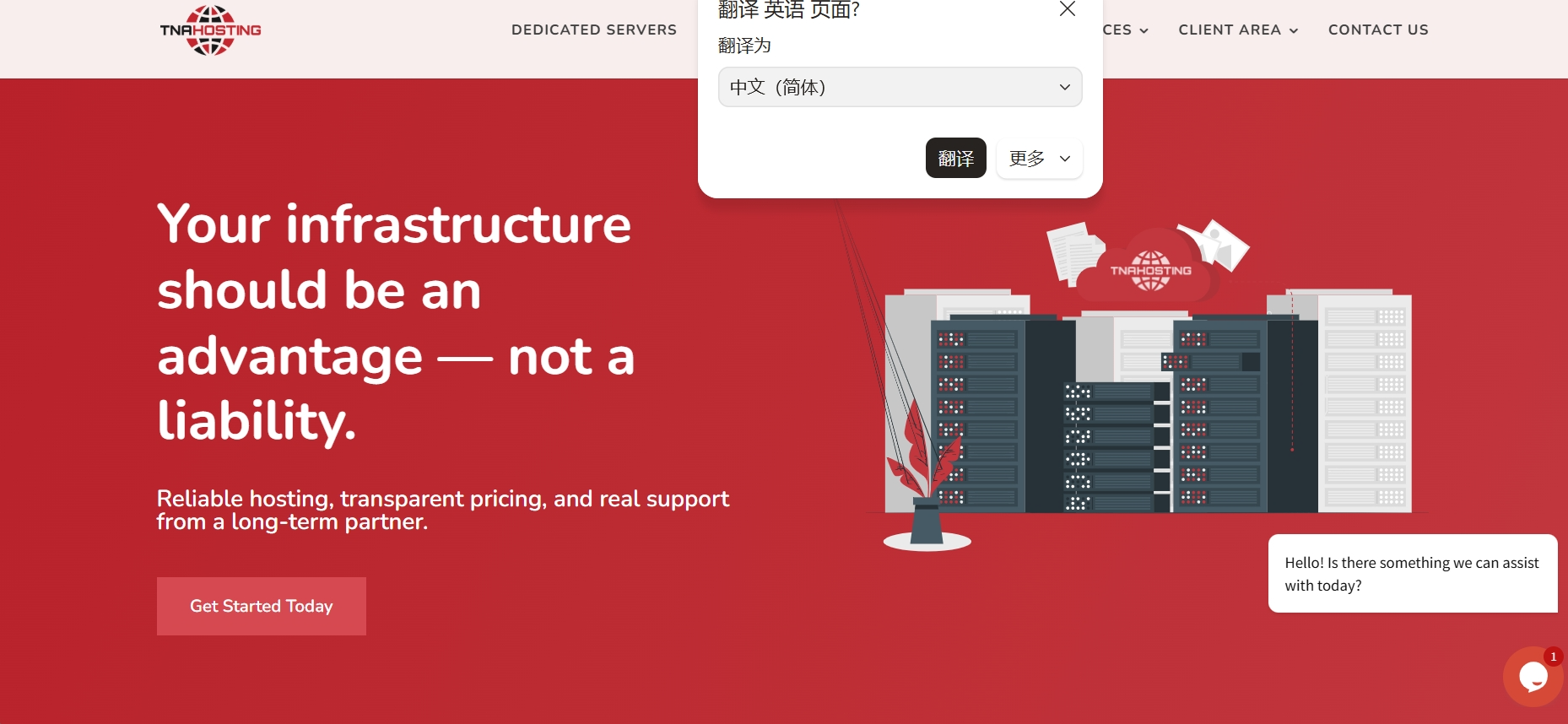 TNAHosting：芝加哥SSD KVM九折促销，2核/1GB/30GB SSD/1Gbps@15 TB，年付$14.4起
